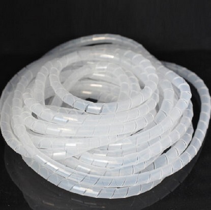 Winding pipe winding pipe wrap wire pipe insulated pipe 8mm 10mm 12 winding pipe 6mm-30 white black