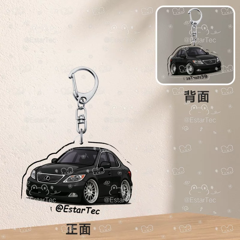 [Acrylic keychain] LS460 LEXUS keychain jdm pendant EstarTec Lexus