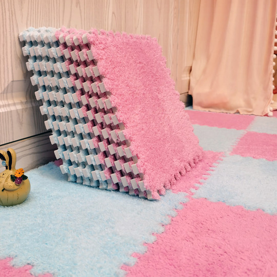 Room plush carpet bedroom girl ins wind full shop stitching can be cut girls bedside blanket large area floor mat