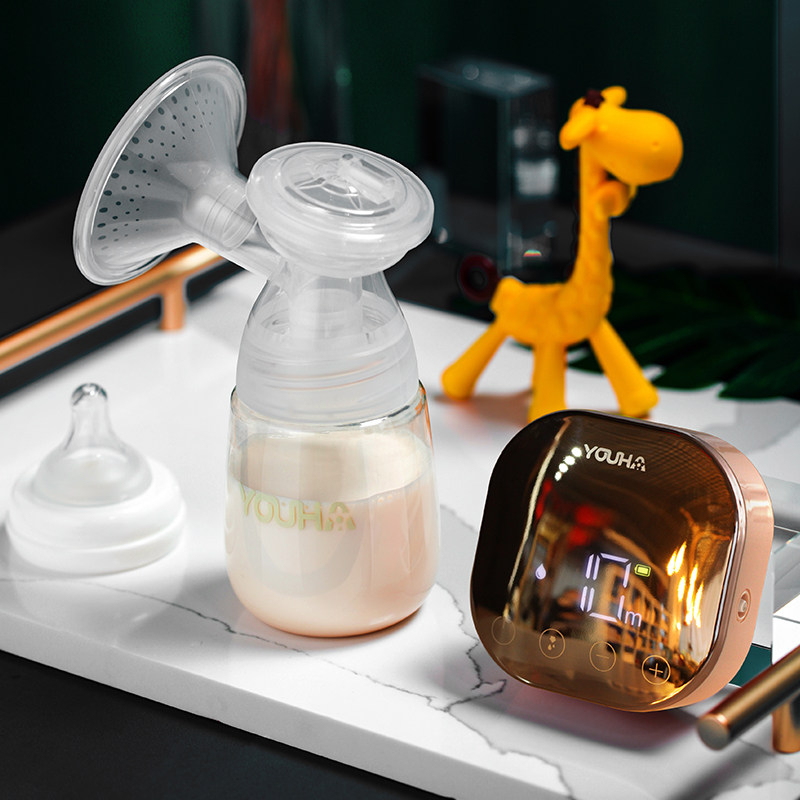 Uhe electric breast pump electric automatic massage non-manual milking pump silent suction large milk puller