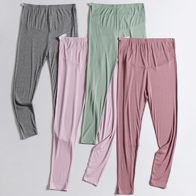 Pregnant Woman Sleeping Pants Modale Loose Moon Suit Pregnant Woman Postnatal Home Thin care Intra Pants Adjustable Pants