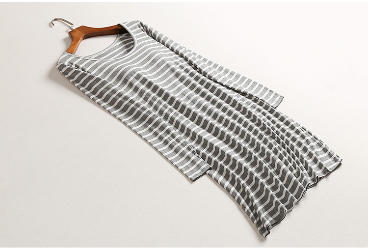 Phụ nữ mùa thu và mùa đông cotton dài tay pad đồ ngủ không có vòng thép miễn phí mặc áo ngực ngủ váy che cốc một trong các dịch vụ nhà váy váy thu đông đẹp