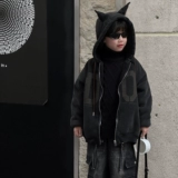 Детская куртка, пуховик для мальчиков для отдыха, флисовая мультяшная толстовка с капюшоном, увеличенная толщина