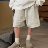 Детские штаны для мальчиков, цветные летние шорты для отдыха, в западном стиле