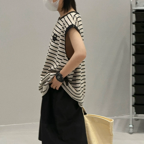 Тонкая детская майка для мальчиков, жилет для отдыха без рукавов, в корейском стиле, оверсайз