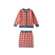 Girls' dress winter clothes 2022 new suit foreign style children's clothing autumn and winter models big children's fashionable skirt winter