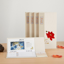 2022 Zhou Calendar Customized Tiger Year Desk Calendar Bronzed and Pingan lunar calendar Little large number calendar Dingding to do business printing year calendar