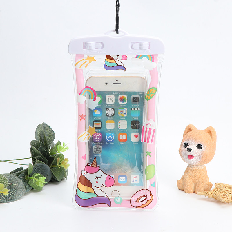 Mobile phone Waterproof Bag Air Bag Hanging diving cover Touch-screen Swim Rafting Rafting Rain Protection Dust Bag Takeaway Rider Protective Shell-Taobao