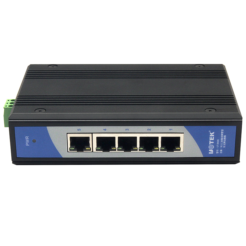 Yutai UT-6405 industrial Ethernet switch non-network management lightning protection industrial grade 5-port network switch