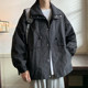 Fake Two-Piece Japanese-Style Windbreaker Jacket for Men, Autumn and Winter 2025 New Style, Cool and Versatile Casual Lapel Jacket