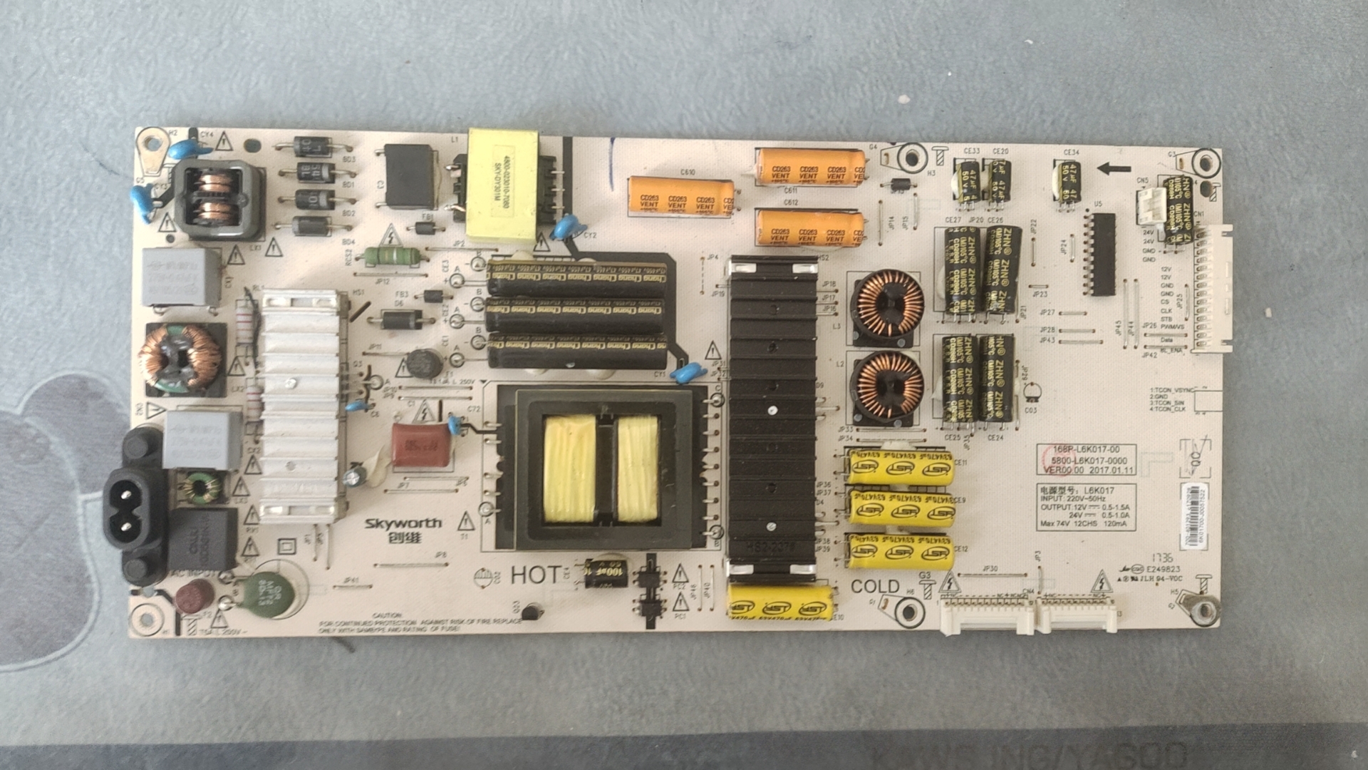 Crewy 55Q7 55Q8 power supply board 168P-L6K017-00 5800-L6K017-0000 Real Tujia-Taobao