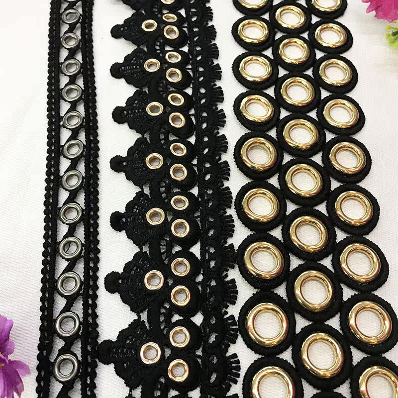Clothing Accessories Lace chicken Eye gas eye webbing can be booked for making factory direct sale lots of spot