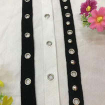 Clothing accessories Accessories Webbing herringbone with cotton with chicken eye gas eye can be booked for color size Factory lots of spot