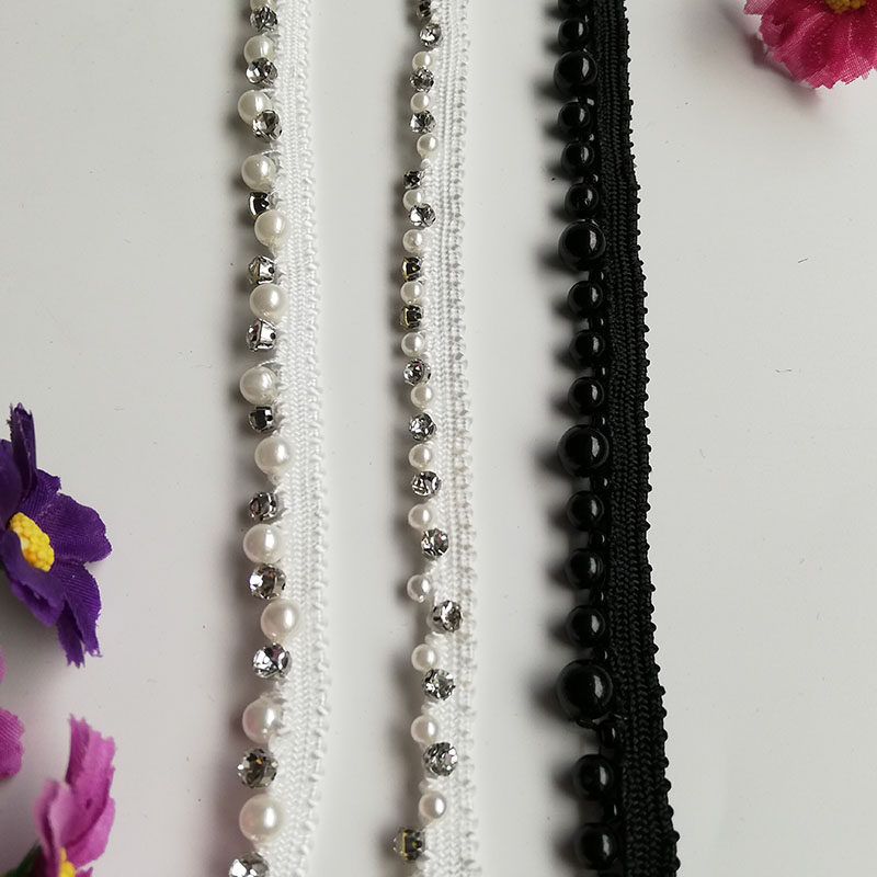 Clothing accessories hand-string pearl chain pearl beads can be ordered to make a large number of spot sales in the factory