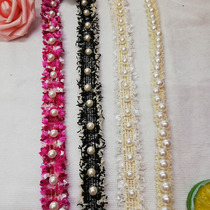 Clothing accessories lace webbing bead beads can be customized in various sizes and colors factory direct sales a large number of spot