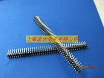 Pin 2 54MM pitch double row pin patch 2*40p all copper gold plated SMT table sticker factory direct