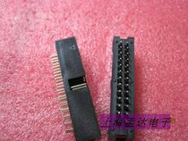 Connector simple horn welding plate type DC3-24PS 2*12 pitch 2 54MM in-line 180 degrees