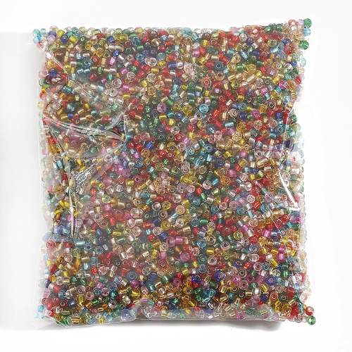 Стеклянные бусины ручной работы, браслет из бисера, кольцо с кисточками, аксессуар, аксессуары, 4мм