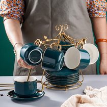 Home Minimalist Nordic Ceramic Coffee Cups Saucer Afternoon Tea Set Coffee Set Coffee Appliance Milk Cup Flower Tea Cups
