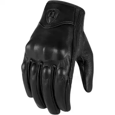 American ICON locomotive anti-fall racing riding gloves retro imported leather windproof punching spring and summer Four Seasons