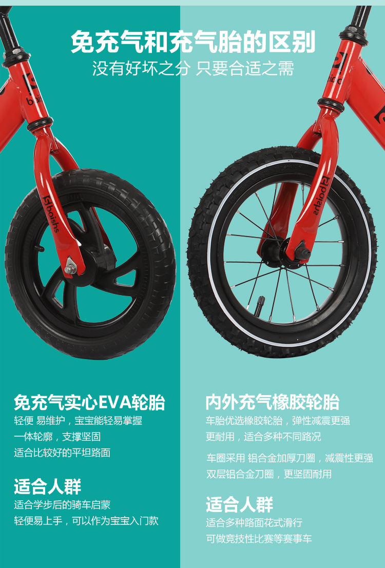 xe thăng bằng dành cho bé Trẻ em cân bằng xe trượt xe trẻ em trượt đi bộ với khối chân hai vòng 23456 tuổi bé xe yo - Smart Scooter yên xe thăng bằng