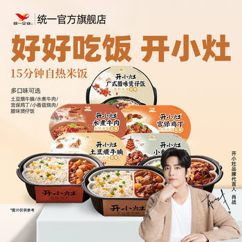 Unified Self-Heating Rice Convenience Meal, Quick and Easy, Multiple Flavors, Lazy Person's Late-Night Snack, Claypot Rice, Pre-Made Dish, 2 Boxes