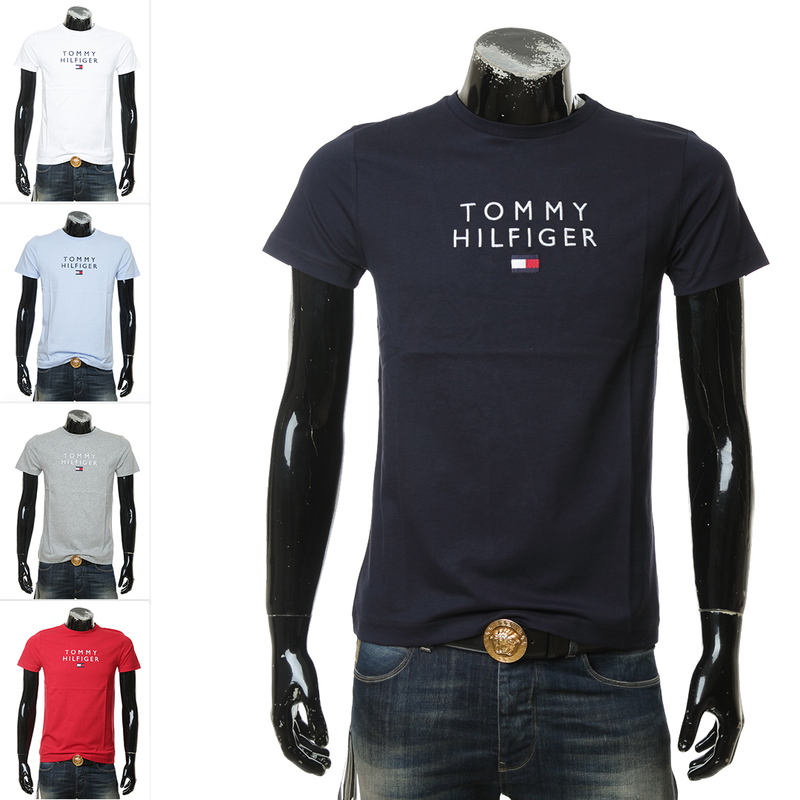 Tommy Hilfiger Men's Casual Fashion Short-Sleeved T-Shirt Mw0Mw17663