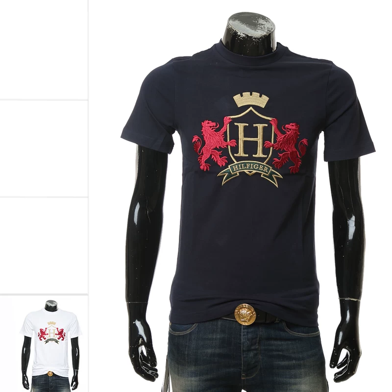 Футболка с короткими рукавами Tommy Hilfiger, с вышивкой