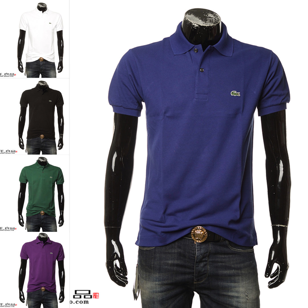 LACOSTE Lacoste men's classic casual short sleeve POLO shirt with turtleneck L1212