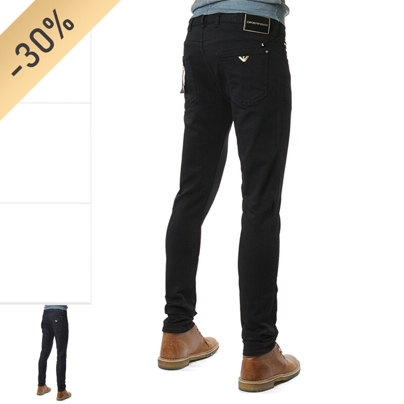 Emporio Armani EA Armani solid color men's jeans trousers 6G1J10 1D7YZ