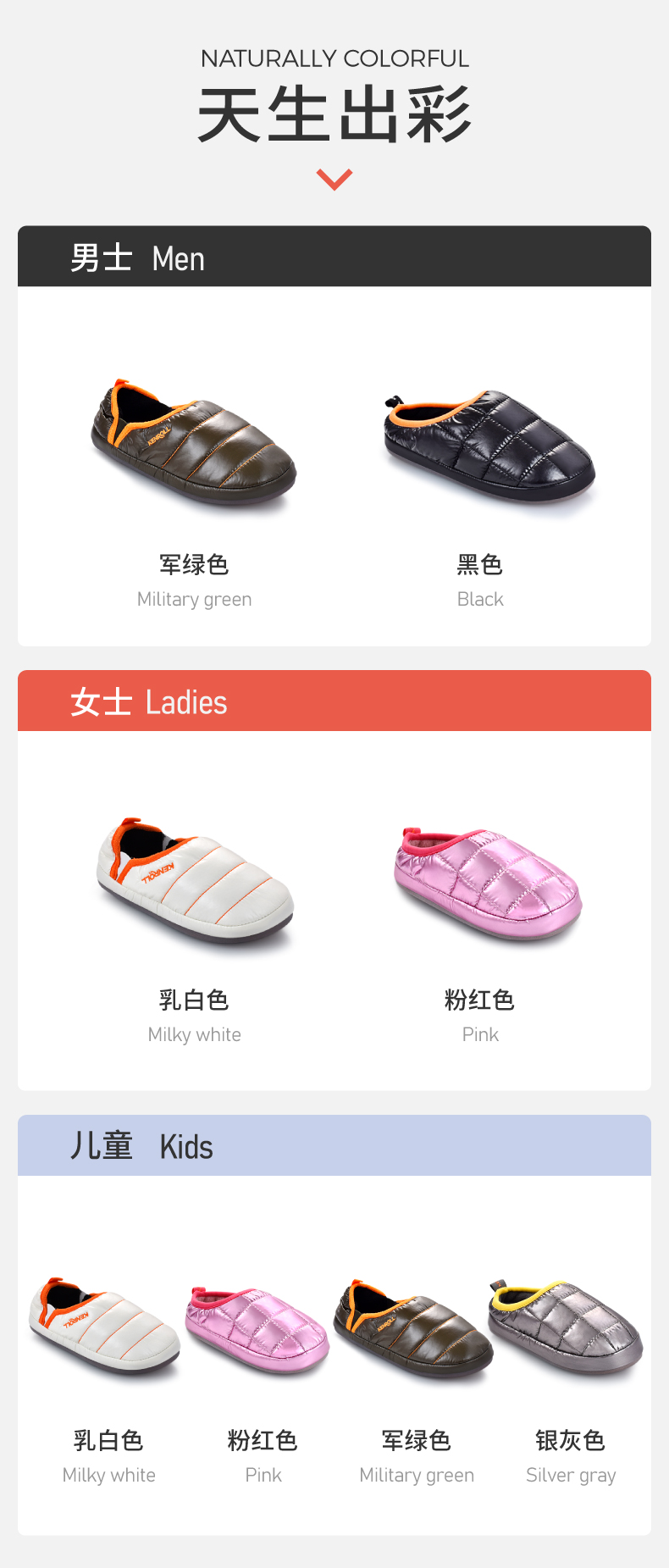 Kenroll科柔 男女 专利防滑 包跟棉拖鞋 家有老人必备 图4