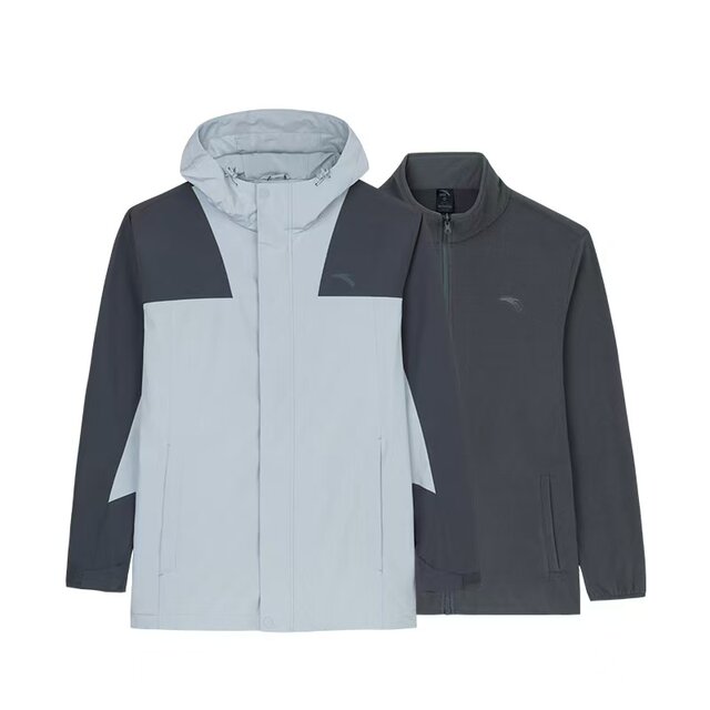 Anta jacket jacket men's two-piece set 2024 outdoor winter sports warm woven top 152447629