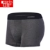 Red bean men đồ lót nam modal kích thước lớn eo boxer thanh niên thoáng khí băng lụa bốn góc quần quà tặng