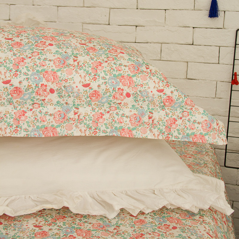 (House posture original)Cotton single student dormitory three-piece set cotton 0 9m bed high and low bed Bunny rabbit BJ