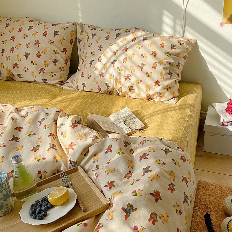 (Mansion Posture) Supins Wind Weight Loss Power Pure Cotton Twine Twill Double Bed Goods Four Pieces Full Cotton SS