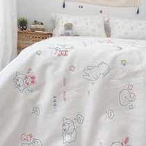 (Home Pose) Original Super Cute Farting of Goats Pure Cotton Bed 4 pieces Single Double BJ Wrong Edition