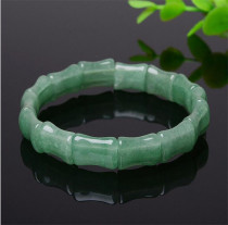 Jade East Mausoleum Green Bamboo Knobs Bracelet Fashion Men And Womens Hand Strings Birthday Gift Bracelet Bracelet