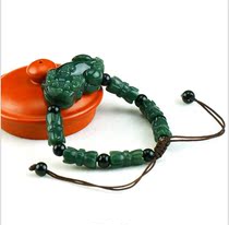 Jade craftsmanship Xinjiang and Tian Qingyu Yul Hands Chain Mens Jade Handstring Transfer Beads