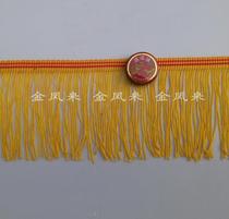 10 cm wide yellow flag platoon must be made manually for clothing accessories to make lanterns flowing soda flag 8