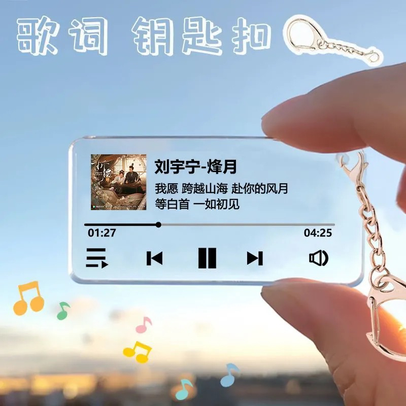Liu Yuning Album Lyrics Acrylic Keychain Merchandise Fan Support Creative Gift Backpack Pendant Gift for Friends Liu Yuning Album Lyrics Acrylic Keychain Merchandise Fan Support Creative Gift Backpack Pendant Gift for Friends