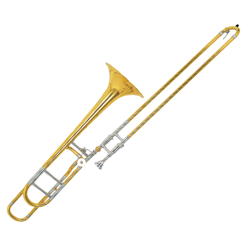 Jinbao JBSL-801 tenor trombone down B turn F tune F tune white copper diaconic tube professional wind instrument pull tube