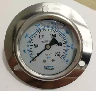 Injection molding machine hydraulic back pressure gauge 250PAR pressure gauge injection molding machine accessories