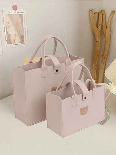 Льняная сумка для выхода на улицу, сумка через плечо, с медвежатами, подходит для студента