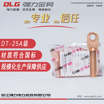 DT copper nose 25 square copper ear wire terminal electrician copper nose terminal head copper connector 20pcs