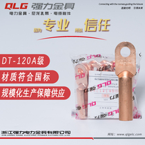 Copper nose Copper connector DT120 cable connection pressure plugging oil closed mouth line Nose buckle line ear strong class A 10