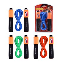 Mad god ks0749 skipping rope rubber skipping rope sponge handle count skipping rope fitness skipping rope students test training