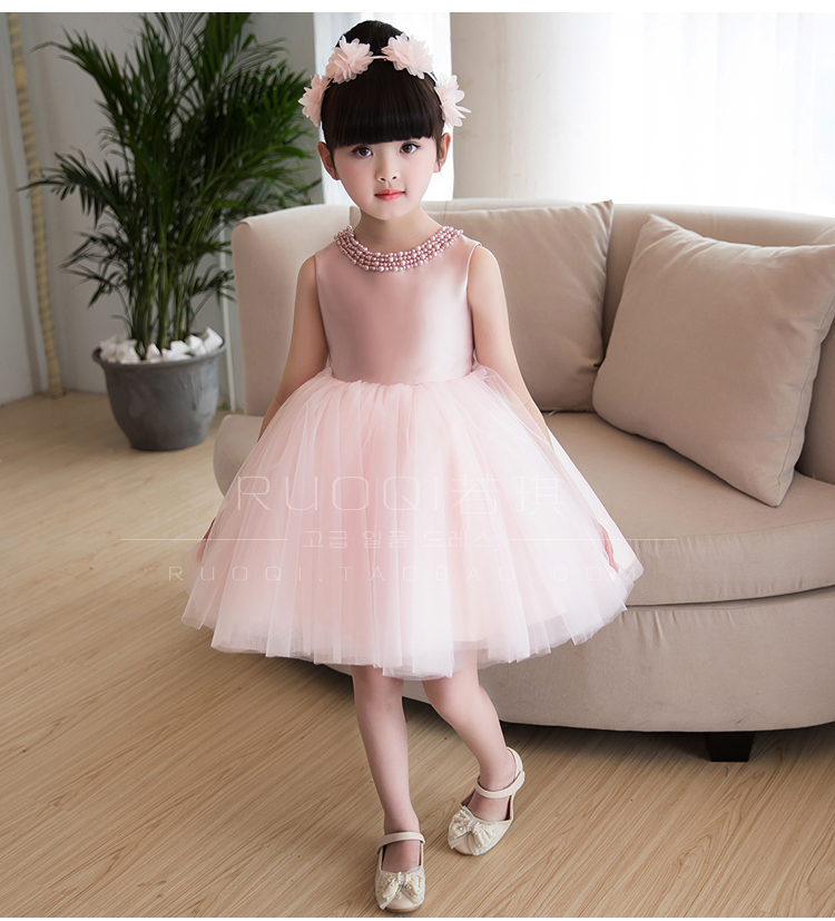 Trẻ em ăn mặc hoa cô gái ăn mặc công chúa váy fluffy sợi cô gái ăn mặc máy chủ đàn piano trang phục sinh nhật buổi tối ăn mặc bộ vest dự tiệc cho bé trai