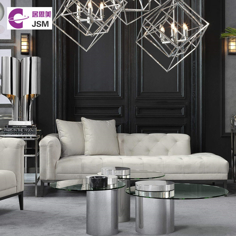 JSM Villa Apartment Hotel Cafe Dining Room Photo Studio Leisure Velvet Sofa Nordic Light Luxury Chaise Lounge