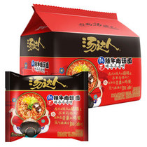 Unification Tangren bagged instant noodles five-in-one Korean spicy beef noodle soup 125g * Five consecutive packs of instant noodles