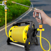 Car wash artifact high-pressure car water gun washing brush car portable hose household water pipe ground watering tool set